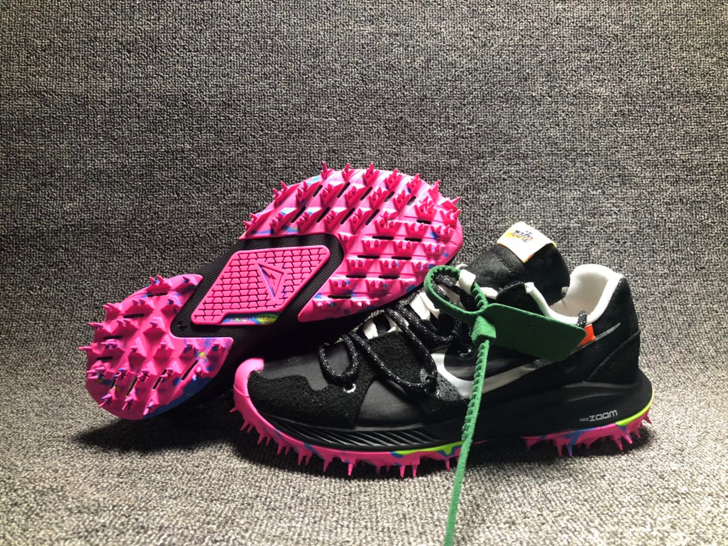 Nike Zoom Terra Kiger 5 Athlete in Progress Black Peach Shoes - Click Image to Close